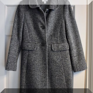 H05. Loft wool coat. Size 8P.